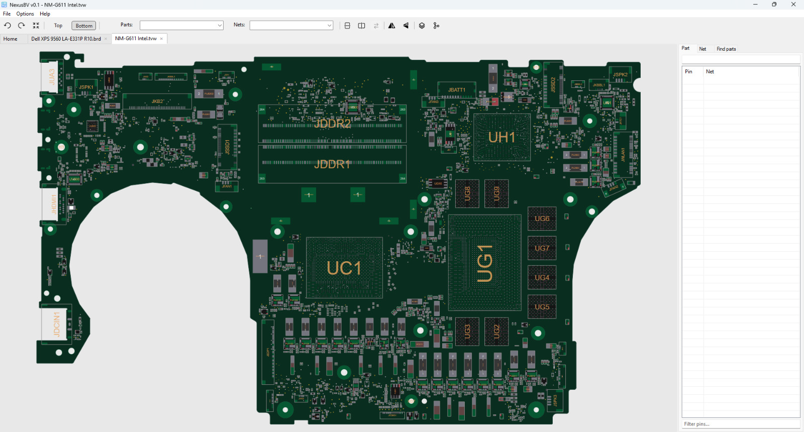 Nexus BoardViewer screenshot 1